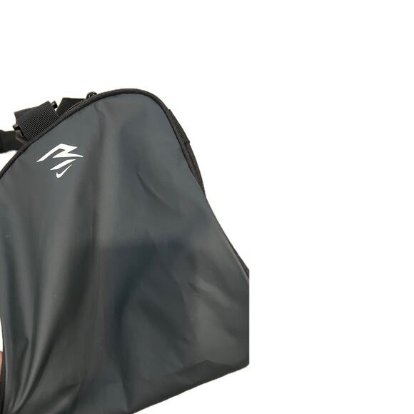 Nike Russell Wilson 3 Black White Duffel Gym Bag 16"x8"x8" - Picture 5 of 6